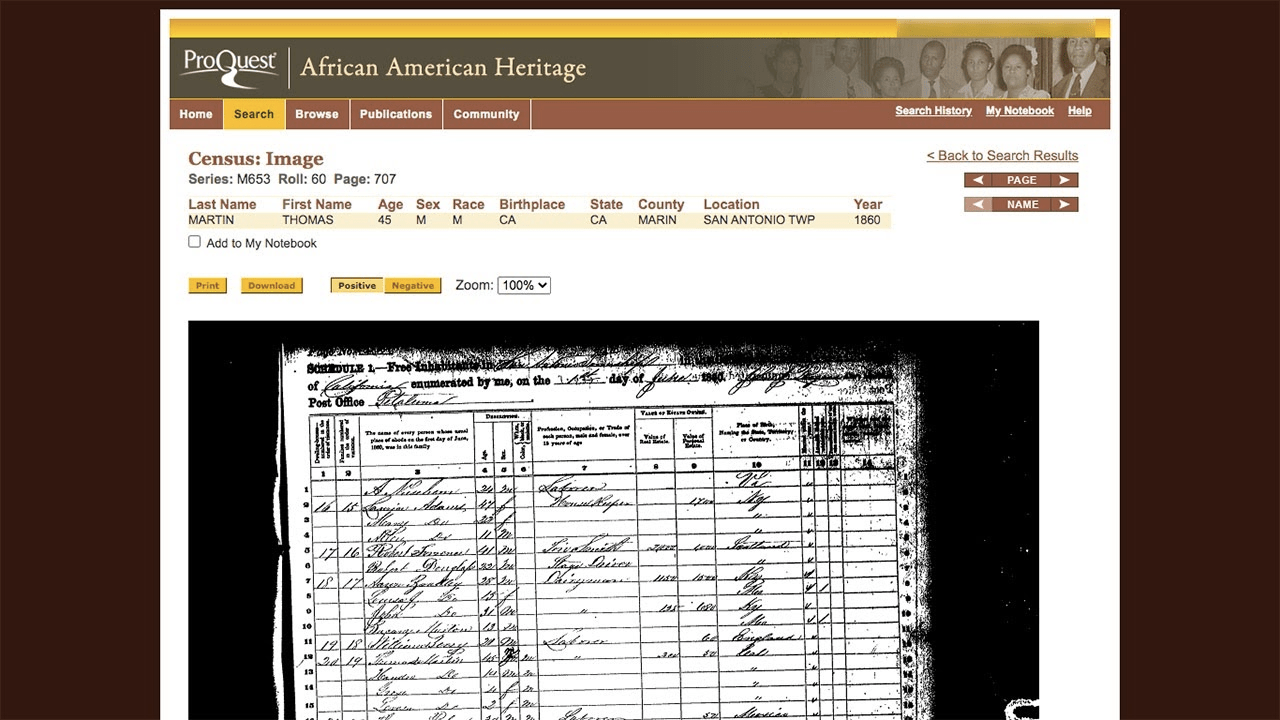 Afro Database Niche Academy